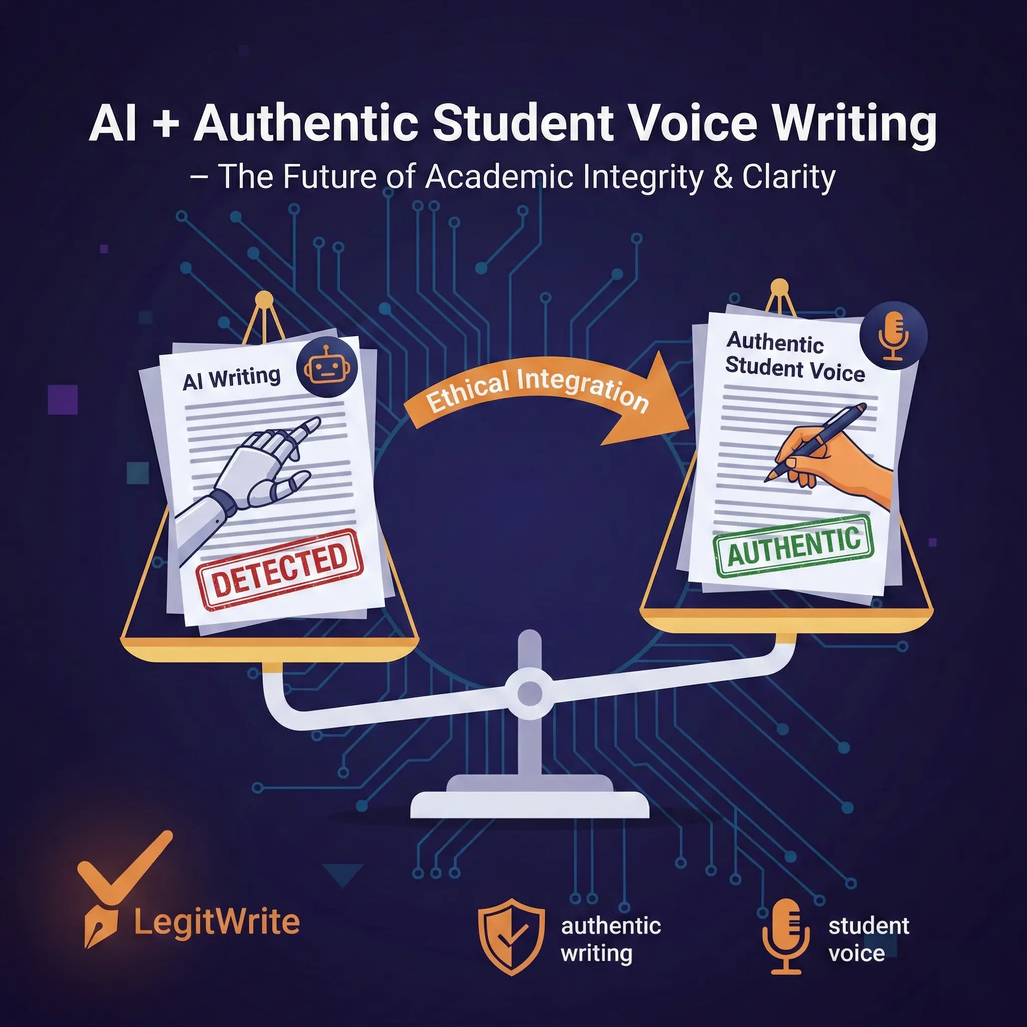 AI-authentic student voice writing cover