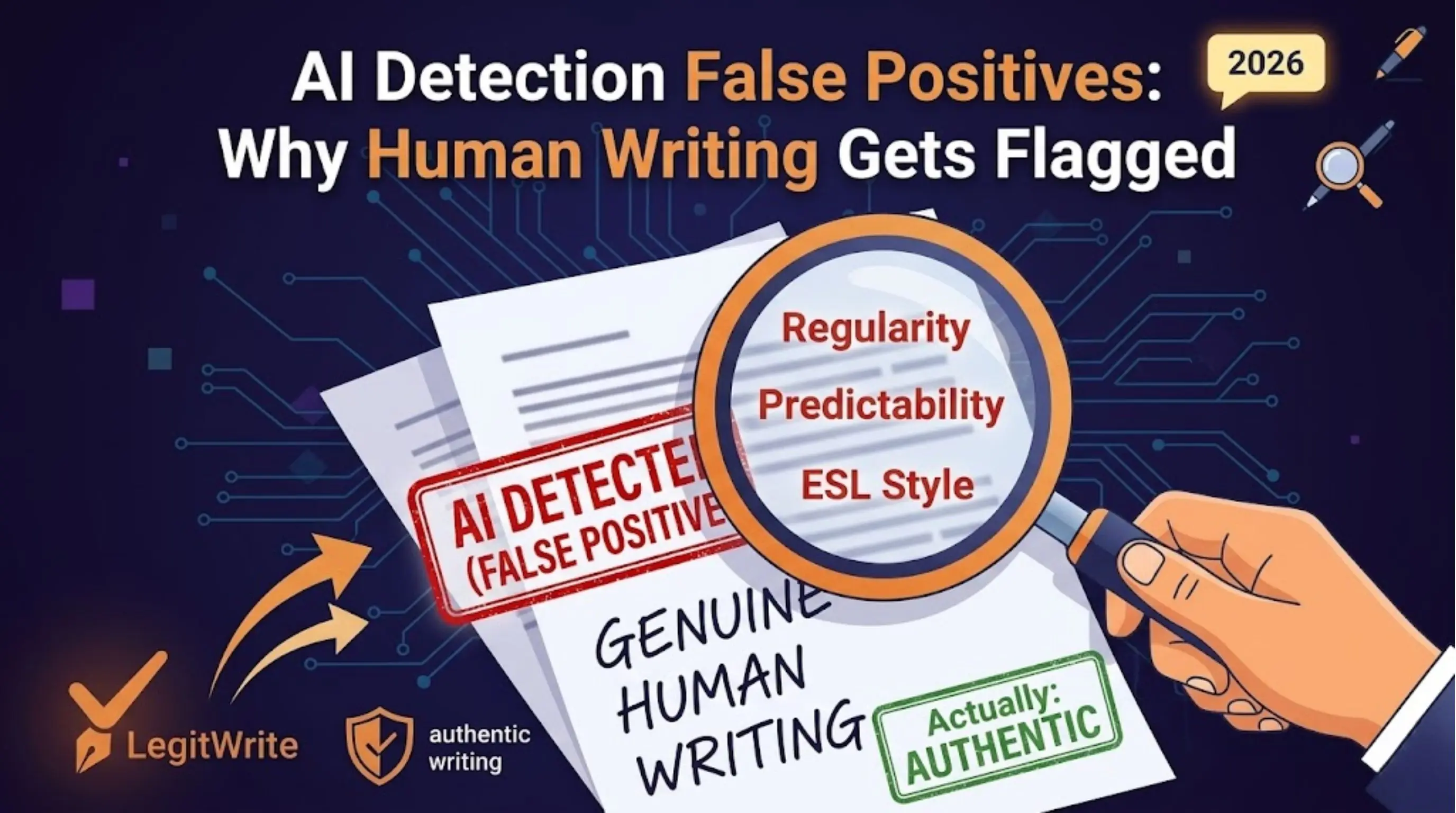 AI detection false positives why human writing gets flagged