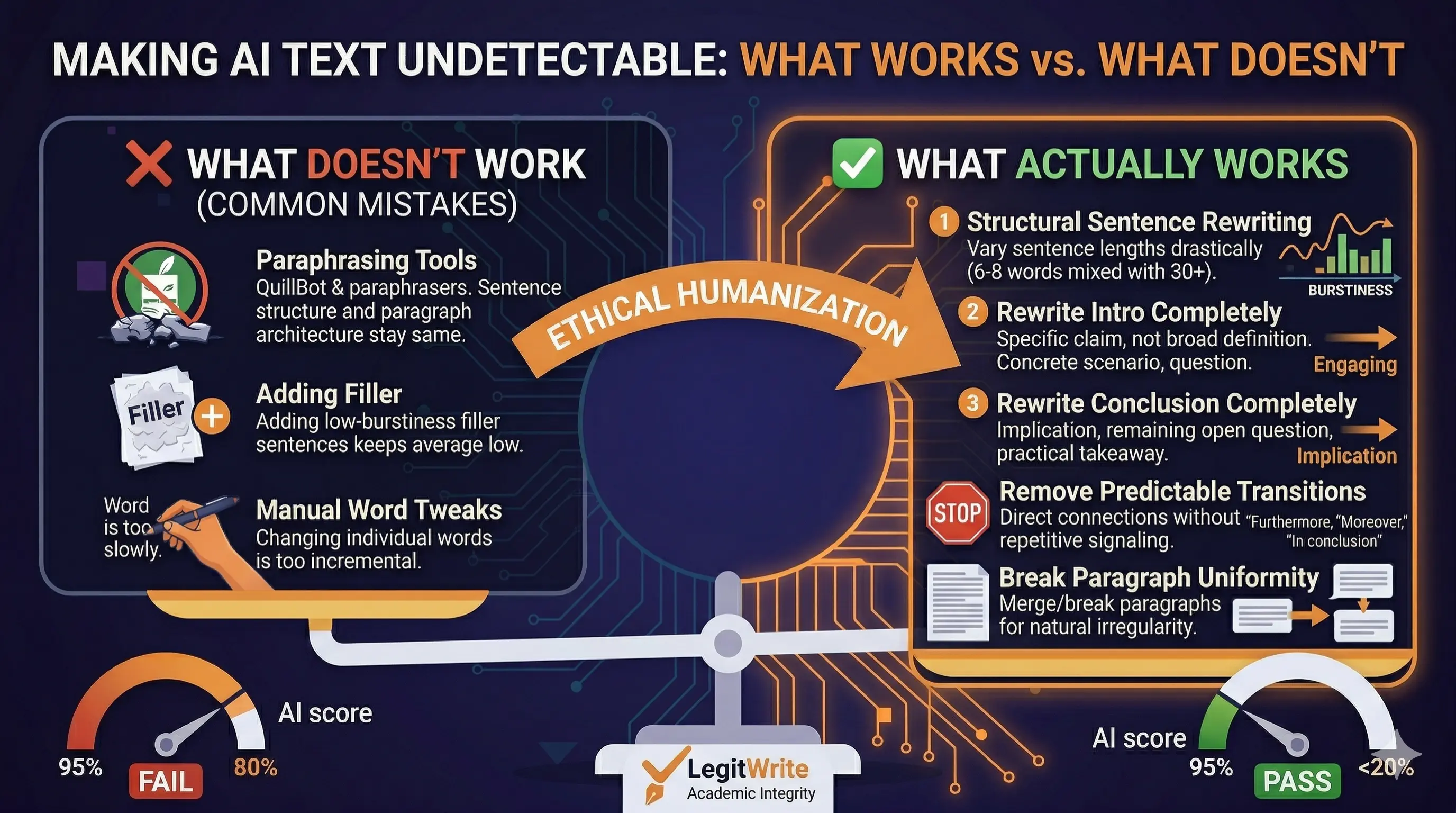 How to make AI text undetectable — step-by-step guide 2026